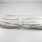 รางผ้าซิปเฉพาะรางซิป ฟันเหล็ก ขนาดเบอร์ 3 ฟันสีทองเหลือง บรรจุ 50 หลา สีขาว