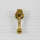 หัวซิปฟันเหล็ก หัวไม้ขีด ขนาดเบอร์ 5  บรรจุ 10 อัน สีทอง รูป 2