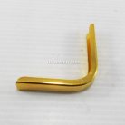 มุมกระเป๋า โลหะ ขนาด 6 cm (#6) บรรจุ 4 อัน สีทอง รูป 2