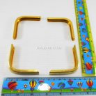 มุมกระเป๋า โลหะ ขนาด 6 cm (#6) บรรจุ 40 อัน สีทอง รูป 3