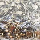 หัวซิปฟันเหล็ก หัวไม้ขีด ขนาดเบอร์ 5  บรรจุ 300 อัน สีทองรมดำ รูป 2