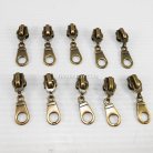 หัวซิปฟันเหล็ก ตะขอเกี่ยวกีต้า ขนาดเบอร์ 5  บรรจุ 100 อัน สีทองรมดำ รูป 2