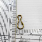 คอหมาคลิป ขนาด 9.2x24 mm (จิ๋ว) บรรจุ 500 อัน สีทองรมดำ รูป 2