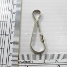 คอหมาคลิป ขนาด 13.5x42.3 mm (ใหญ่) บรรจุ 1000 อัน สีนิเกิ้ล รูป 2