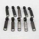 หัวซิปฟันไนลอน แท่งเหลี่ยม ขนาดเบอร์ 5  บรรจุ 20 อัน สีรมดำ