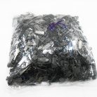 หัวซิปฟันไนลอน แท่งเหลี่ยม ขนาดเบอร์ 5  บรรจุ 100 อัน สีรมดำ