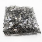 หัวซิปฟันไนลอน ป้าย ขนาดเบอร์ 5  บรรจุ 100 อัน สีรมดำ