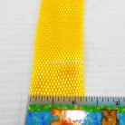 สายผ้า-ผ้ากุ๊น PP  ลายเวอร์จิ้น ขนาด 1.2 นิ้ว บรรจุ 50 เมตร สีเหลือง รูป 3