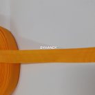 สายผ้า-ผ้ากุ๊น PP  ลายเวอร์จิ้น ขนาด 7 หุน บรรจุ 1 เมตร สีเหลืองเข้ม รูป 2