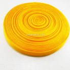 สายผ้า-ผ้ากุ๊น PP  ลายเวอร์จิ้น ขนาด 7 หุน บรรจุ 50 เมตร สีเหลืองเข้ม