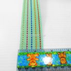 สายผ้า-ผ้ากุ๊น Cotton (ฝ้าย) ลายจุดไข่ปลา ขนาด 1.5 นิ้ว บรรจุ 1 เมตร สีเขียวอ่อน รูป 2