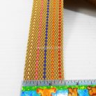 สายผ้า-ผ้ากุ๊น Cotton (ฝ้าย) ลายจุดไข่ปลา ขนาด 1.5 นิ้ว บรรจุ 50 หลา สีเบจ รูป 2