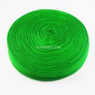 สายผ้า-ผ้ากุ๊น PP  ลายเวอร์จิ้น ขนาด 7 หุน บรรจุ 50 เมตร สีเขียวใบไม้