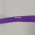 สายผ้า-ผ้ากุ๊น PP  ลายเวอร์จิ้น ขนาด 7 หุน บรรจุ 1 เมตร สีม่วงอ่อน