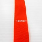 สายผ้า-ผ้ากุ๊น PP  ลายเวอร์จิ้น ขนาด 7 หุน บรรจุ 50 เมตร สีส้ม รูป 2