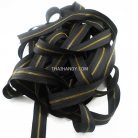 รางผ้าซิปเฉพาะรางซิป ฟันเหล็ก ขนาดเบอร์ 3 ฟันสีทองรมดำ บรรจุ 12 หลา สีดำ