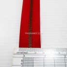 รางผ้าซิปเฉพาะรางซิป ฟันเหล็ก ขนาดเบอร์ 3 ฟันสีทองรมดำ บรรจุ 12 หลา สีแดง รูป 3