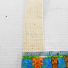 สายผ้า-ผ้ากุ๊น Cotton (ฝ้าย) ลายลอน ขนาด 1.2 นิ้ว บรรจุ 50 เมตร สีด้ายดิบ รูป 3