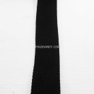 สายผ้า-ผ้ากุ๊น Cotton (ฝ้าย) สปันหนา ขนาด 1.5 นิ้ว บรรจุ 1 เมตร สีดำ