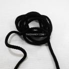 เชือกถักเปีย  PP  ขนาด 5 mm  บรรจุ 1 เมตร สีดำ รูป 2
