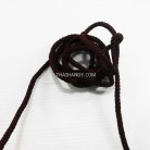 เชือกถักเปีย  PP  ขนาด 5 mm  บรรจุ 1 กิโลกรัม สีน้ำตาลเข้ม รูป 2