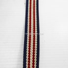 สายผ้า-ผ้ากุ๊น Cotton (ฝ้าย) ลายสลับ ขนาด 1 นิ้ว บรรจุ 50 เมตร สีกรม รูป 2