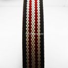 สายผ้า-ผ้ากุ๊น Cotton (ฝ้าย) ลายสลับ ขนาด 1 นิ้ว บรรจุ 1 เมตร สีน้ำตาลเข้ม รูป 2