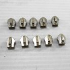 หัวซิปฟันไนลอน เปลือย ขนาดเบอร์ 5  บรรจุ 100 อัน สีนิเกิ้ล รูป 2