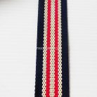 สายผ้า-ผ้ากุ๊น Cotton (ฝ้าย) ลายสลับ ขนาด 1.5 นิ้ว บรรจุ 1 เมตร สีกรมบานเย็นครีม