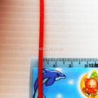 เชือกร่มพื้น แพ็ค ขนาด 3 mm  บรรจุ 1 กิโลกรัม สีแดง รูป 2