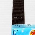 สายผ้า-ผ้ากุ๊น PP  ลายเวอร์จิ้น ขนาด 7 หุน บรรจุ 50 เมตร สีน้ำตาลเข้ม รูป 3