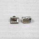 บานพับ โลหะ ขนาด 8 mm  บรรจุ 2 อัน สีเงิน