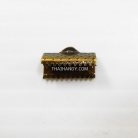 บานพับ โลหะ ขนาด 13 mm  บรรจุ 100 อัน สีทองรมดำ รูป 2