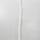 เชือกถักเปีย  PP  ขนาด 4 mm  บรรจุ 1 เมตร สีขาว