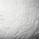 เชือกถักเปีย  PP  ขนาด 3 mm  บรรจุ 500 กรัม สีขาว
