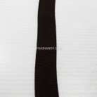 สายผ้า-ผ้ากุ๊น PP  ลายเวอร์จิ้น ขนาด 7 หุน บรรจุ 100 เมตร สีน้ำตาลเข้ม รูป 2