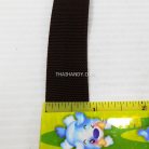 สายผ้า-ผ้ากุ๊น PP  ลายเวอร์จิ้น ขนาด 7 หุน บรรจุ 100 เมตร สีน้ำตาลเข้ม รูป 3