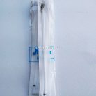 รางผ้าซิปสำเร็จรูป ฟันไนลอน ขนาดเบอร์ 3 ยาว 8 นิ้ว บรรจุ 12 ชุด สีครีม