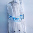 รางผ้าซิปสำเร็จรูป ฟันไนลอน ขนาดเบอร์ 3 ยาว 8 นิ้ว บรรจุ 10 โหล สีครีม