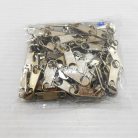 หัวซิปฟันไนลอน ป้าย 2 หาง ขนาดเบอร์ 5  บรรจุ 100 อัน สีนิเกิ้ล