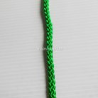 เชือกถักเปีย  PP  ขนาด 8 mm  บรรจุ 1 เมตร สีเขียวใบไม้
