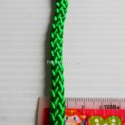 เชือกถักเปีย  PP  ขนาด 8 mm  บรรจุ 1 เมตร สีเขียวใบไม้ รูป 2