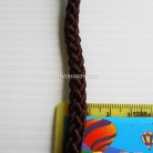 เชือกถักเปีย  PP  ขนาด 8 mm  บรรจุ 1 เมตร สีน้ำตาลเข้ม รูป 2