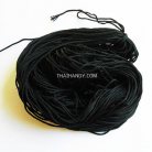 เชือกถักเปีย  PP  ขนาด 3 mm  บรรจุ 500 กรัม สีดำ