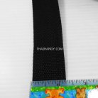 สายผ้า-ผ้ากุ๊น PP  ลายเวอร์จิ้น ขนาด 1.2 นิ้ว บรรจุ 50 เมตร สีดำ รูป 3