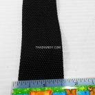 สายผ้า-ผ้ากุ๊น PP  ลายเวอร์จิ้น ขนาด 1.5 นิ้ว บรรจุ 1 เมตร สีดำ รูป 2