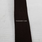 สายผ้า-ผ้ากุ๊น PP  ลายเวอร์จิ้น ขนาด 1.5 นิ้ว บรรจุ 1 เมตร สีน้ำตาลเข้ม