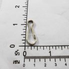 คอหมาคลิป ขนาด 11x30.3 mm (เล็ก) บรรจุ 500 อัน สีนิเกิ้ล รูป 2