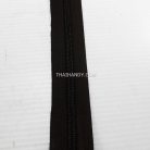 รางผ้าซิปเฉพาะรางซิป ฟันไนลอน ขนาดเบอร์ 8  บรรจุ 1 เมตร สีน้ำตาลเข้ม