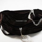 รางผ้าซิปเฉพาะรางซิป ฟันไนลอน ขนาดเบอร์ 8  บรรจุ 200 หลา สีน้ำตาลเข้ม